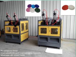 Quality Two Stations Paper Plate Forming Machine , Paper Plates Making Machine wholesale