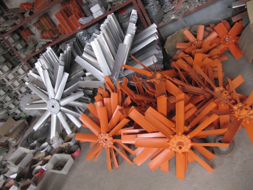 4-10 Blades Plastic Axial Flow Fan for 120/220/380/440/680v Voltage Cooling Tower