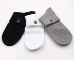 Combed Boat Custom Sports Socks Snagging Resistance With Embroidered Logo