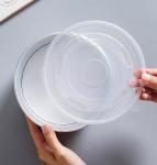 Eco friendly 48oz Microwaveable Disposable Food Container Aluminum Foil Paper