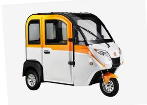 Quality Smart Enclosed Electric Tricycle 1200 W 3 Wheels With Adjustable Seat Cabin wholesale