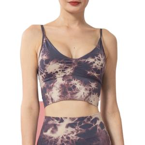 Quality Plus Size High Impact Sports Bras For Big Bust Tie Die Wireless Multicolor wholesale