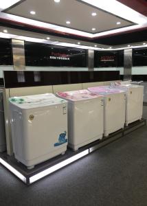 Quality Eco Large Capacity White Twin Tub Semi Automatic Washing Machine All In One OEM wholesale