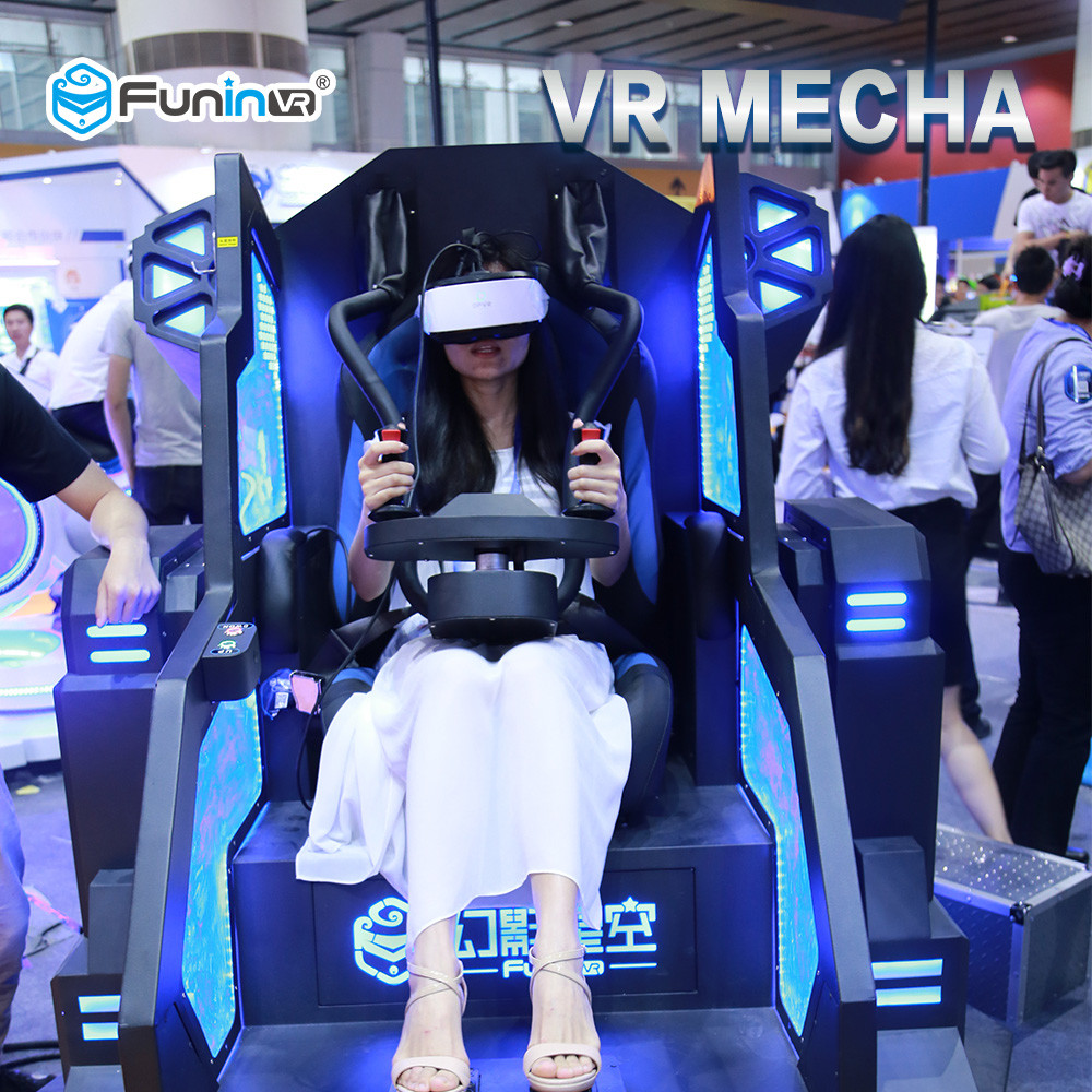 VR Mecha Games 9D Virtual Reality Simulator 700w Power 1610 * 1940 * 1780mm Size