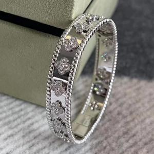 Quality VAN PerleE Sweet Clovers Bracelet 18k Solid Gold Agate Bangle Bracelet wholesale