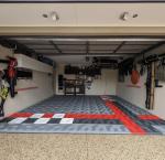 Oil Resistant Plastic Garage Tiles Polypropylene Industrial Interlocking Floor