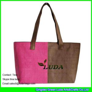 Quality LUDA unique handbags summer beach paper straw ladies handbag wholesale