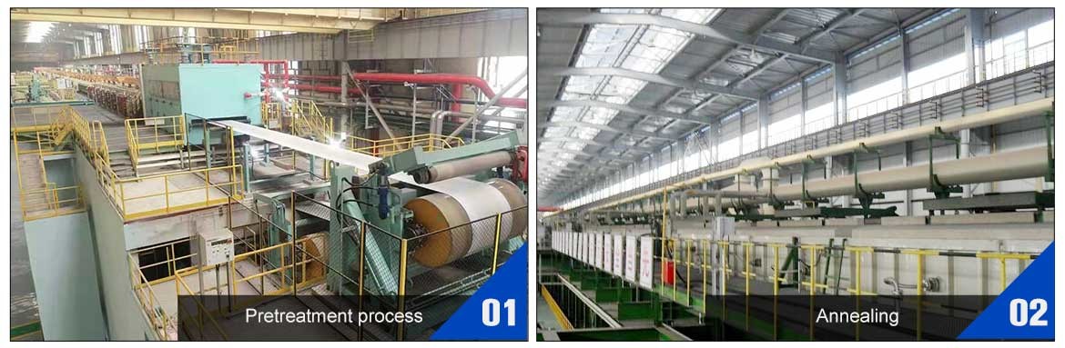 production line factory Electro-galvanized steel sheet