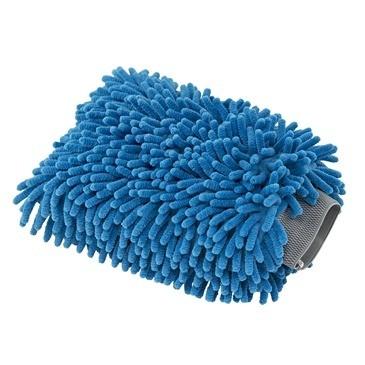 Blue color high quality double side microfiber chenille car cleaning detailing