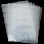 Food Grade Thick 0.015mm 0.15mm Poly Plastic Bag Flat LDPE HDPE