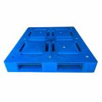 HDPE Solid Top Plastic Pallets Blue 48*40IN