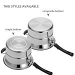 Stainless Steel Kitchen Sauce Pans Sustainable Eco Friendly Milk Pot