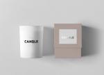 Aseptic Candle Gift Box Packaging Compostable Cardboard Packing Box Debossing