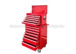 Red Garage 14 Drawers 680mm 27 Inch Tool Cabinet Combo On Wheels