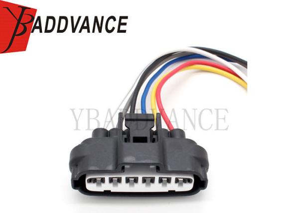 6 Way Female Automotive Wiring Harness Accelerator Pedal Connector For Toyota
