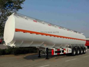 Quality 54m3 4 Axles 54000 Liter Oil Tanker Trailer With 6 Comdepartment wholesale