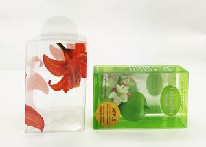Quality High Glossiness PET Folding Clear Plastic Gift Boxes With Hanger wholesale