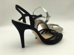 Stiletto Ladies Soft Leather Sandals Open Toe 5cm High Heel Silver Sandals