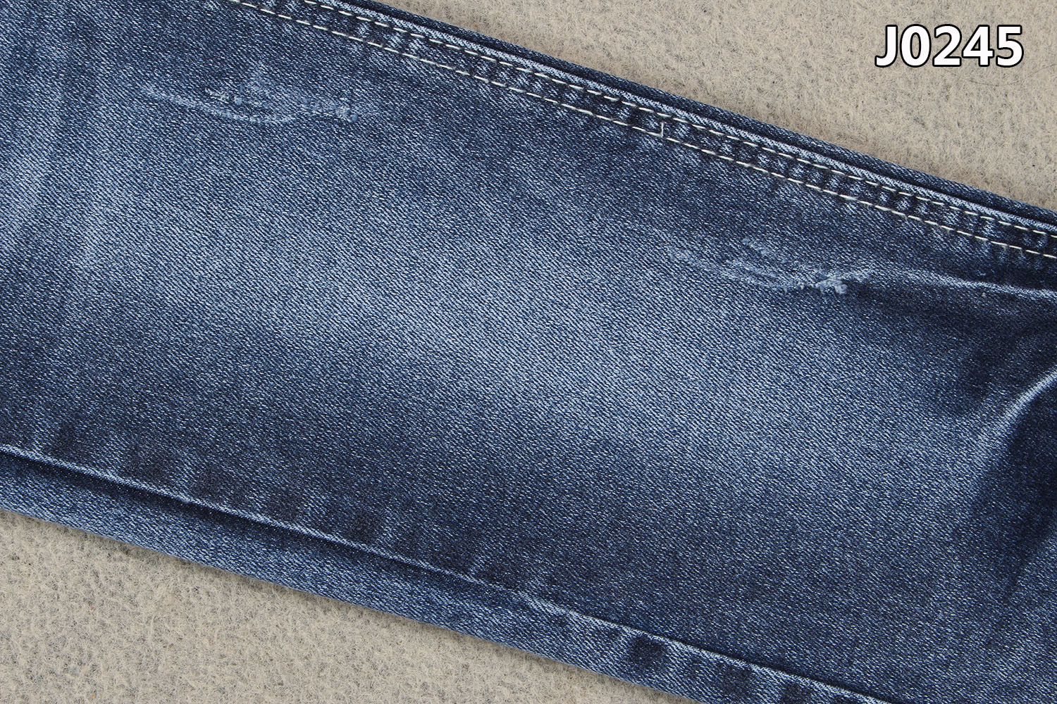 Stretch Slubby Lady'S Denim Fabric 9.6 Ounce Middle Weight Jeans Fabric By The Yard