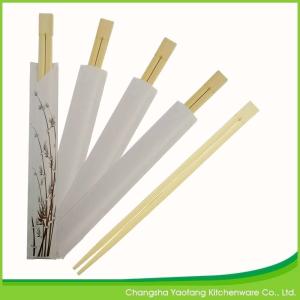 Quality 24cm Twins Reusable Bamboo Chopsticks Sushi 5.0mm Thickness Customized wholesale