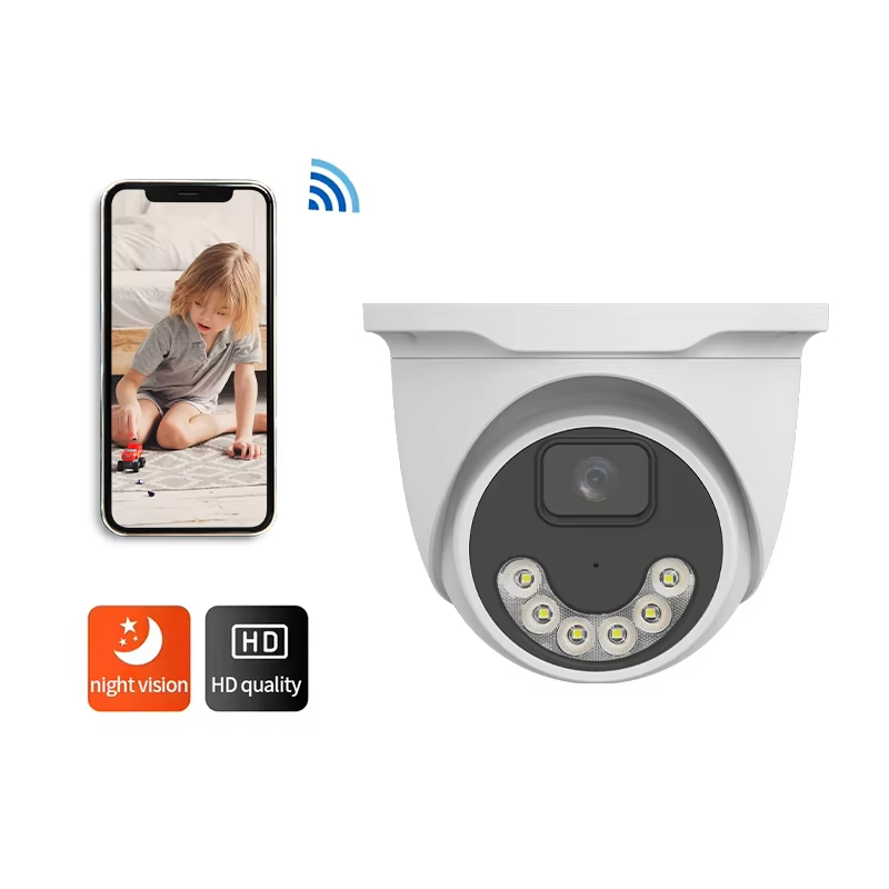 Full Color Dome CCTV IP Camera 4MP 5MP Night Vision Network Camera Ip POE Cctv Dome Security Camera