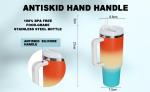 Double Walled Mutifunctional Vacuum Insulated Water Straw Bottle 16 Oz