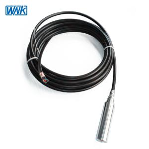 Quality 0-200m Submersible Level Sensor , WNK8010 liquid Water Level Sensor Probe wholesale