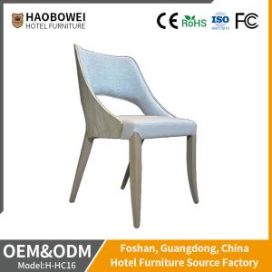 Quality Modern Solid Wood Leather Fabric Chair for Hotel Furniture Customized Seat Thickness wholesale