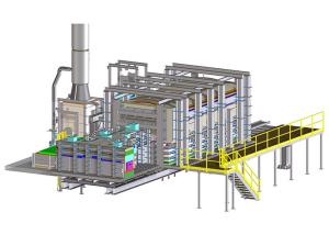 Quality 8tpd Amber Bottle Soda Lime Small Capacity Recuperative Furnace wholesale
