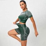 Body-building suit female summer sexy with chest pad Europe and the United
