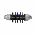 High Voltage Line Long Rod Porcelain Suspension Insulator Brown