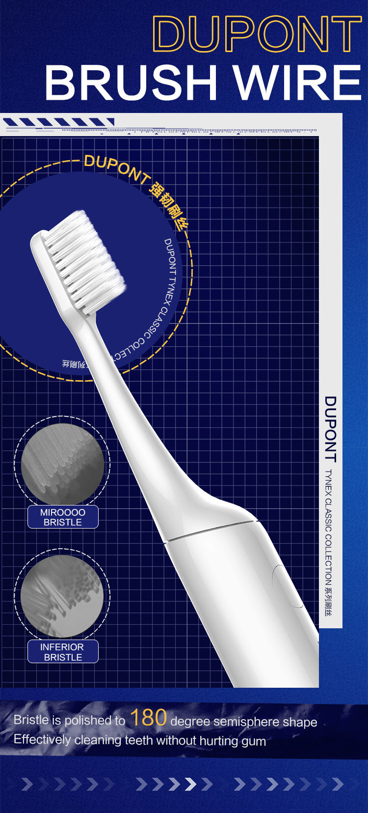 Waterproof Rechargeable Electric Toothbrush Smart Timing Eco Friendly For Teens