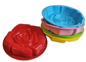 Quality Silicone manufacturer Silicone baking tools Rose shape silicone mold cake mold SB-006 wholesale
