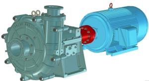Quality Corrosion Resistant Sewage Sludge Pump , 1042.0M3/H Slurry Transfer Pump 250ZBD-630 wholesale