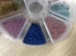 Odorless SGS IAAF Certified Coloured Rubber Crumb For Tennis Ground