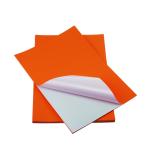 Color A4 Premium 100% Wood Pulp High Adhesive Sticker Paper Letter Size Vinyl