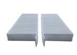 Paired White Cloth Auto Parts Cabin Air Filter OE 9804163380 For PEUGEOT