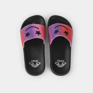 Quality OEM EVA Anti Slip Bathroom Slippers With Smile Face Printed wholesale