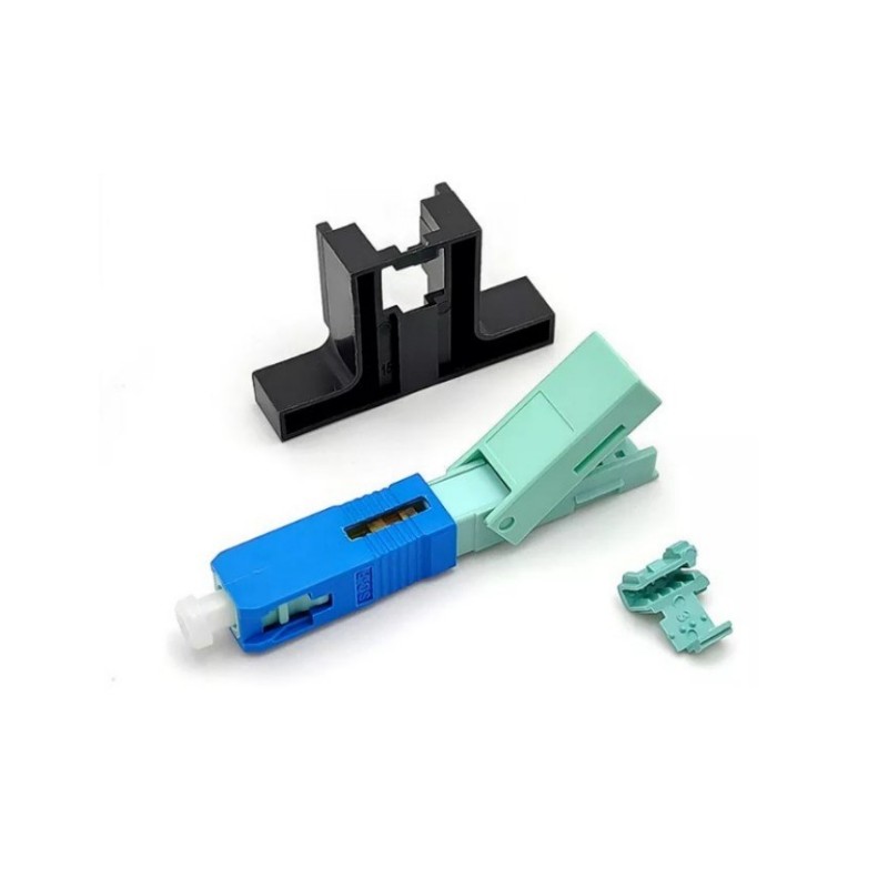 SC APC/UPC Fast Connector for FTTH Special Type 2 X 3 Fiber Optic 2 Temperature -50 85