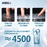 Commercial 300Kg Cube Ice Maker R404a Air Cooling Full Automatic