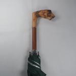 wooden amnial shape umbrella handle