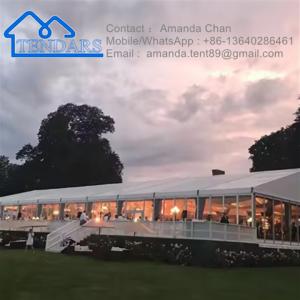 Quality Customized Size Popular Outdoor Exhibition Party Tent White Aluminum Marquee Tent For Sale wholesale