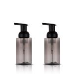250ml Transparent Plastic Foam Soap Dispensers For Bathroom Countertops