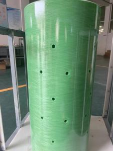 Quality Green Vinyester Resin 3 Inch Fiberglass Tube With Thread Connection wholesale