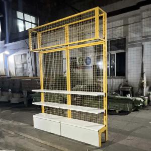Quality Factory Customized Size Color Logo Shanghai Xingye Shelf Yellow Mesh Gondola Shelving Hardware Store Shelf wholesale