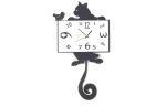 Metal and acrylic Wrought Iron Wall Clocks CK023 58 * 35 * 3cm