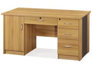 Quality Melamine Laminated Office Computer Desk 1400*700*750mm Easy For Delivery wholesale