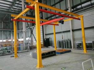 Quality Manual Low Deadweight Floor Supported KBK Crane 500kg 1000kg Free Standing Crane wholesale