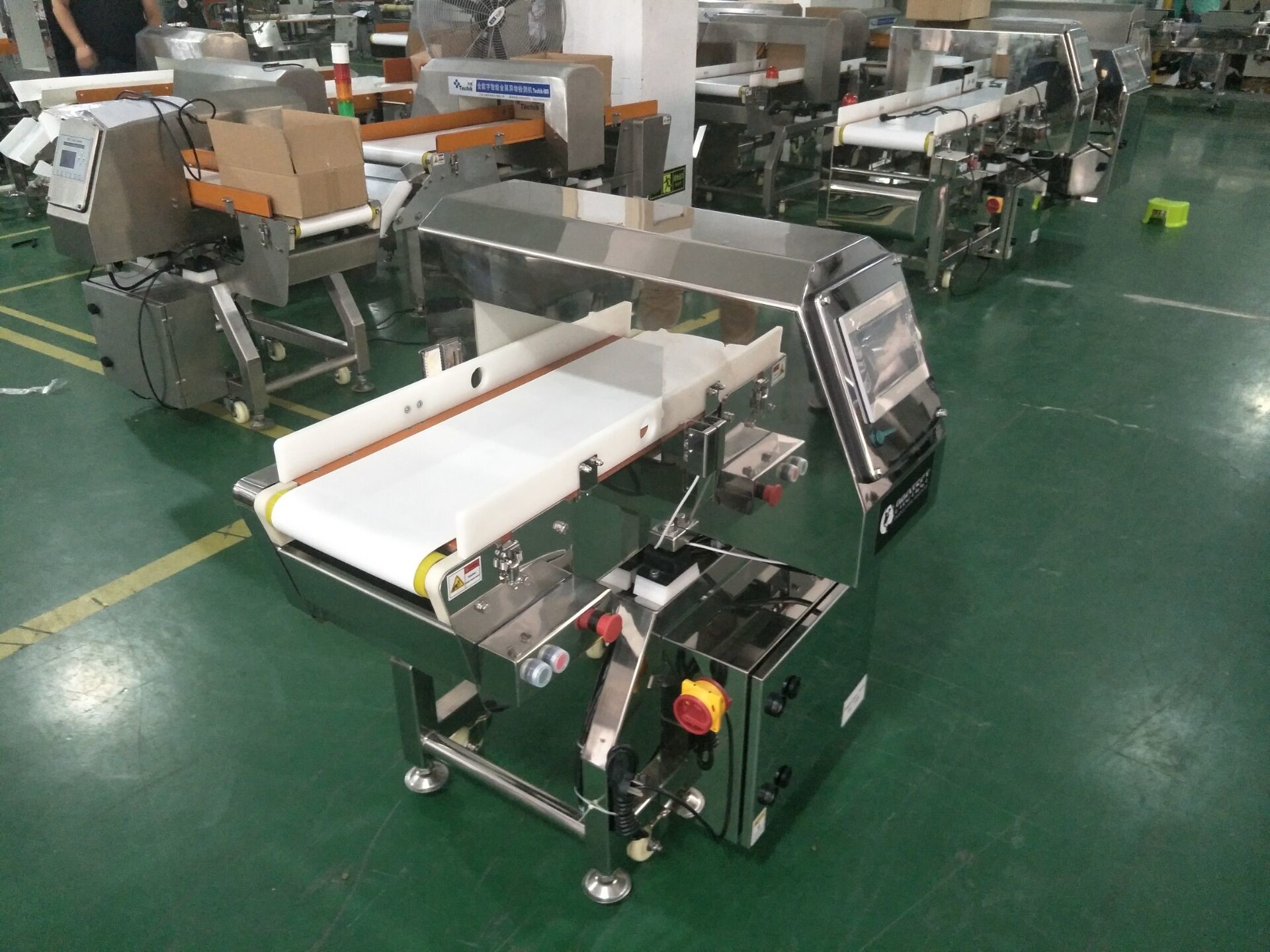 New metal detector （support Usb, PC connect）for food product or packed product
