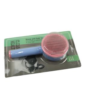 Quality Dog Puppy Slicker Brush And Metal Comb For Dog Grooming Set 2 In 1 Dog Bath Brush 115g wholesale